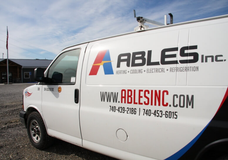 Ables Inc. service truck